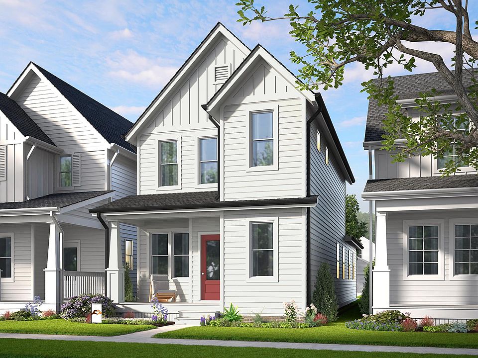 A Wendell Falls front porch home